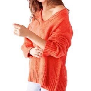 Free People Love Light V-Neck Sweater